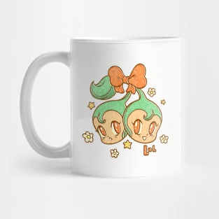 Retro Anime Style 80s Cherries Mug